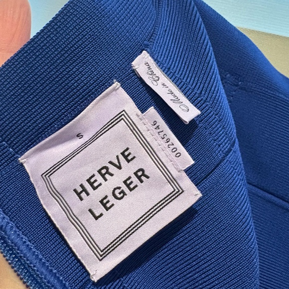 Herve Leger. Elias skirt. Blue. Small. - Picture 3 of 8